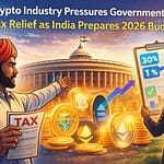 “Indian crypto tax reform and compliance illustration”