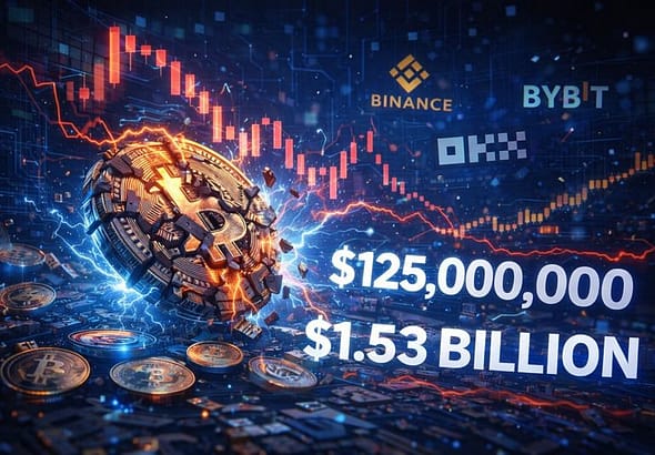 Bitcoin volatility wipes out $125 million in one hour