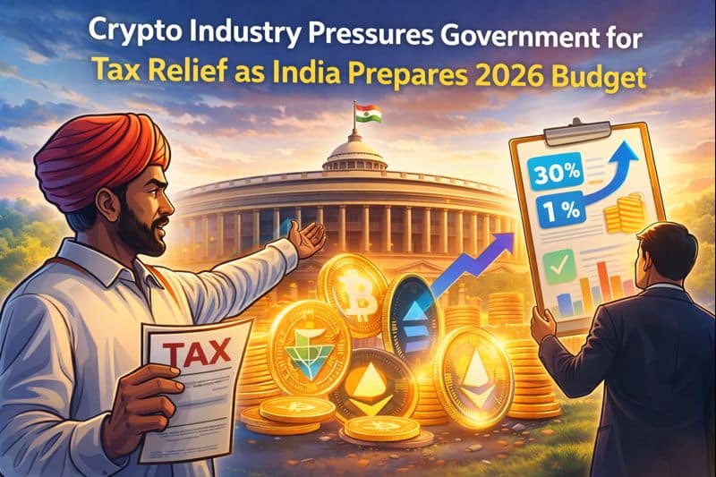 “Indian crypto tax reform and compliance illustration”